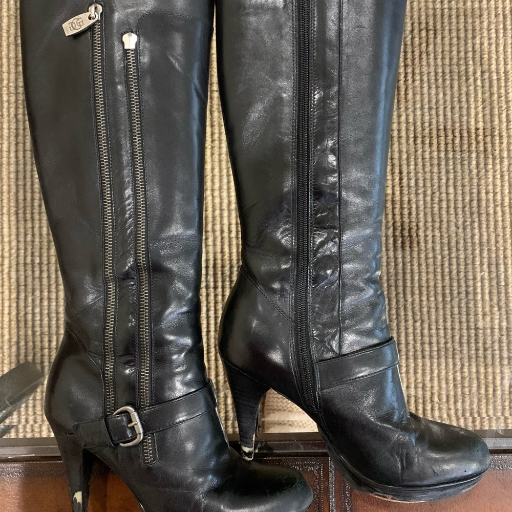 Black Leather Boots